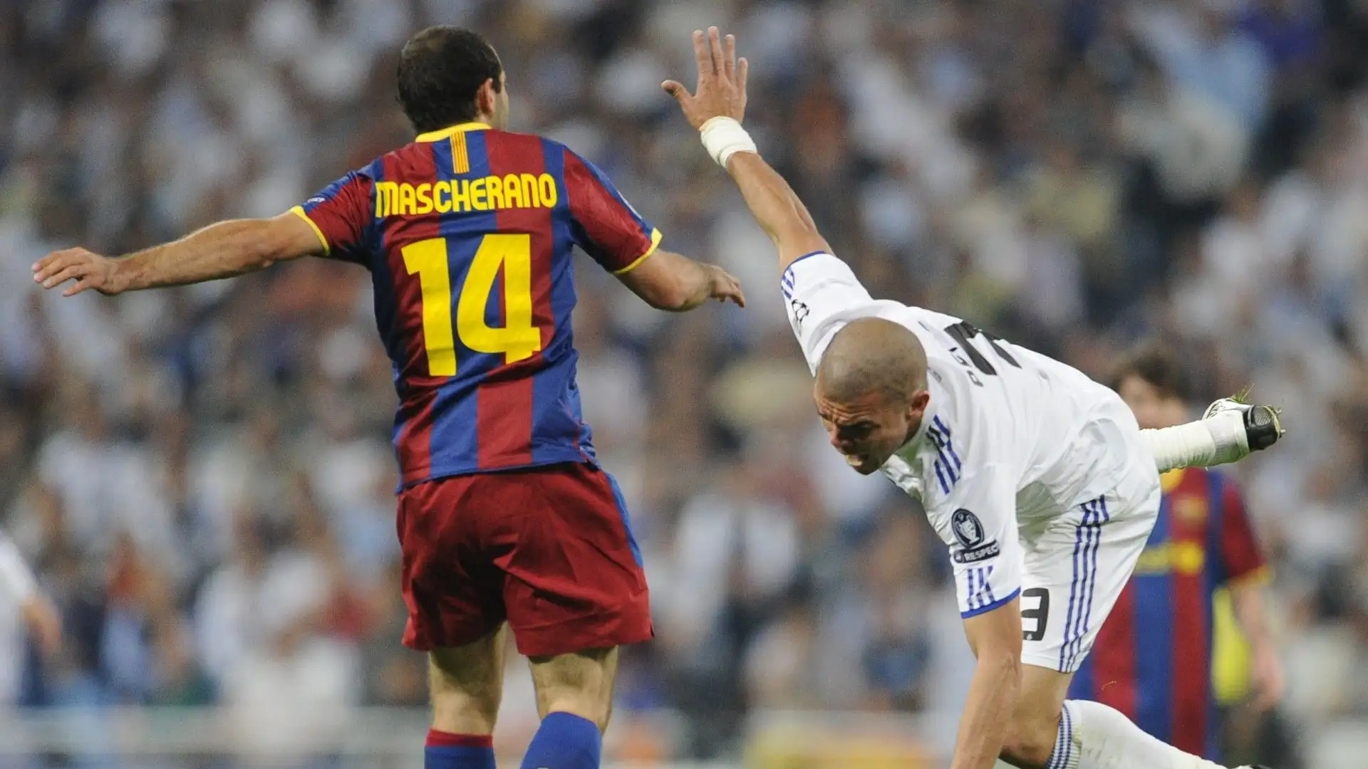 Qui si era scontrato con Mascherano in un Barcellona-Real Madrid
