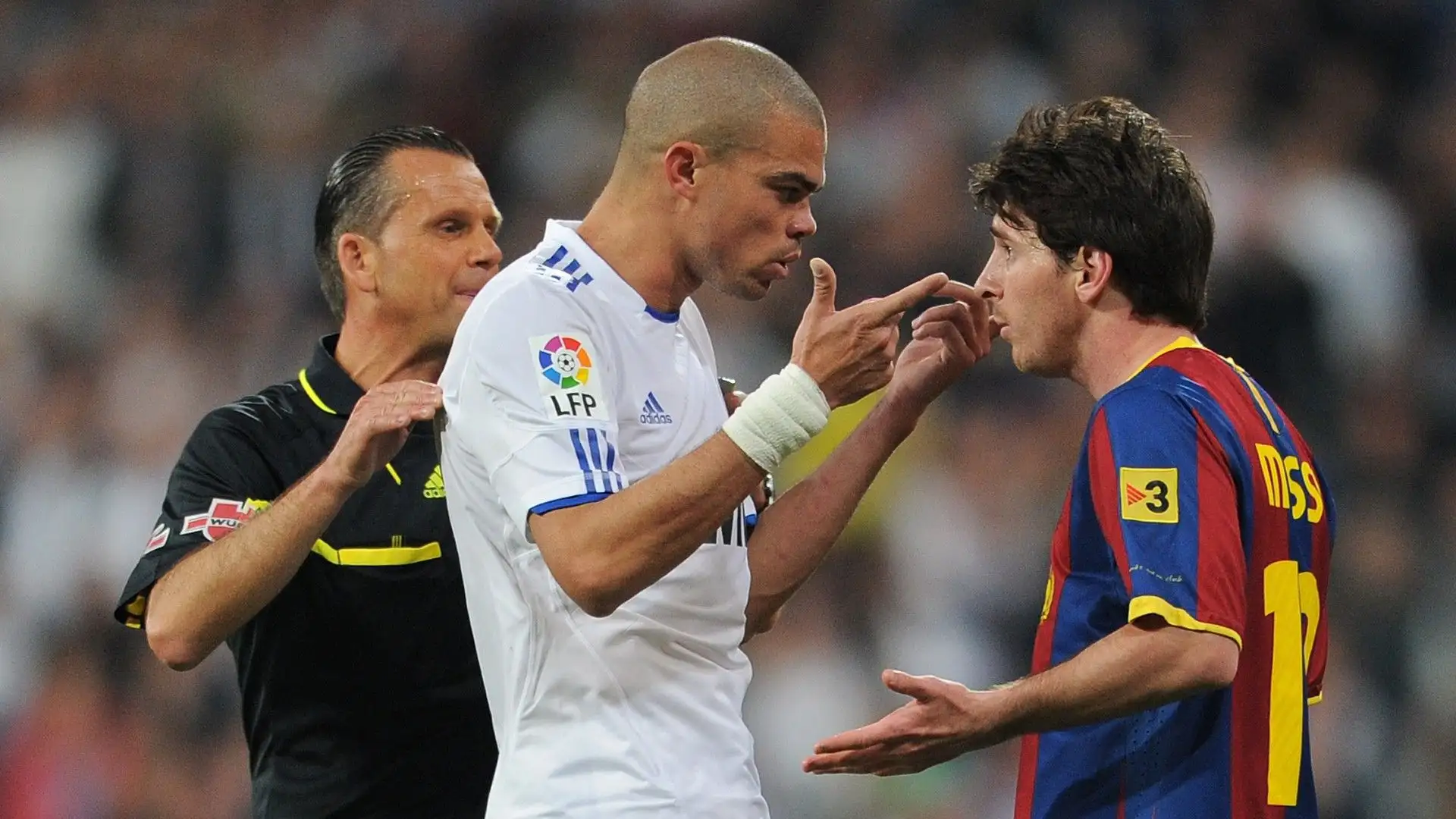 Pepe non ha avuto pietà neanche di Lionel Messi
