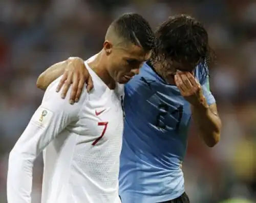 Cavani fa grande l’Uruguay e elimina Ronaldo