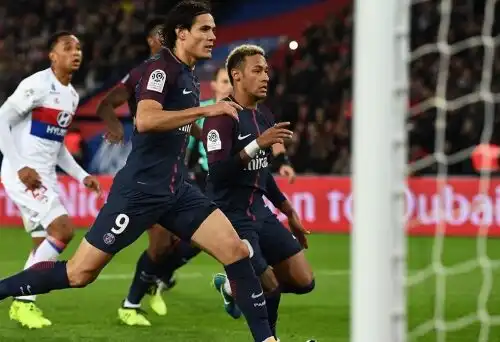 Neymar fa fuori Cavani, occasione per il Milan