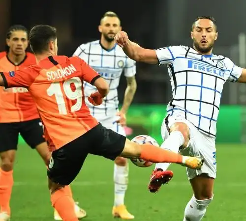 Champions: Inter, solo 0-0 con lo Shakhtar, le foto