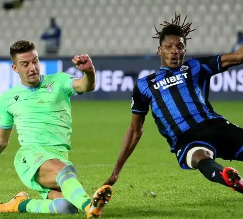 Champions: le immagini di Bruges-Lazio 1-1