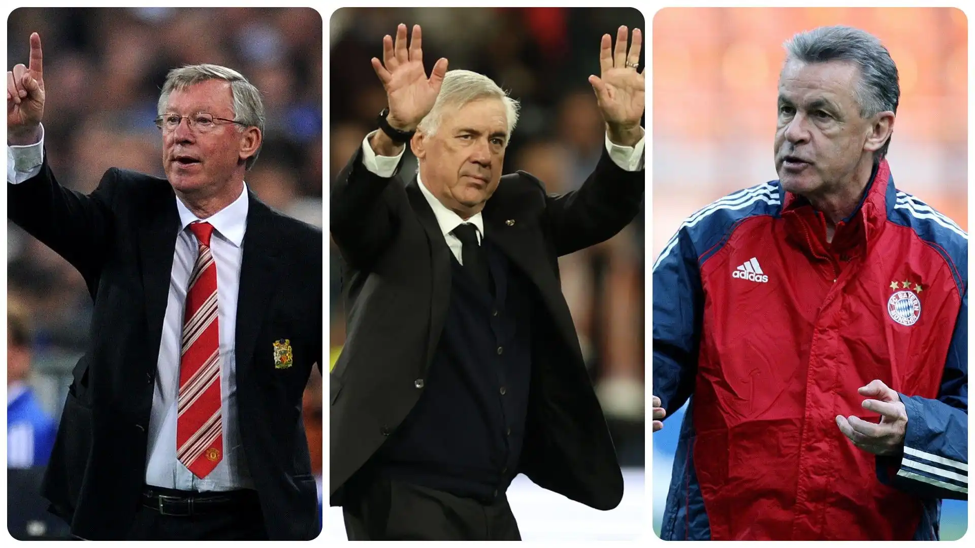 Champions League: chi sono gli allenatori con più presenze? La Top 10 in foto. Fonte: UEFA
