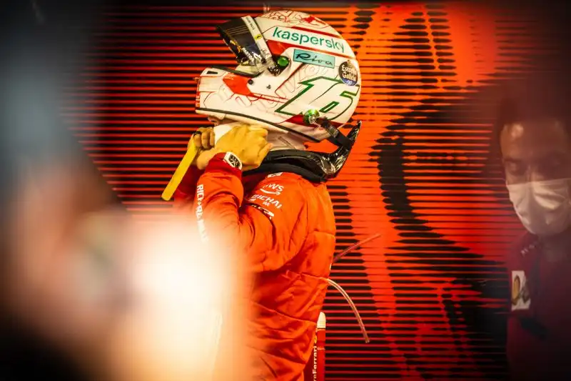 Charles Leclerc ha iniziato il weekend del Gp d'Italia. Foto di Cristian Lovati
