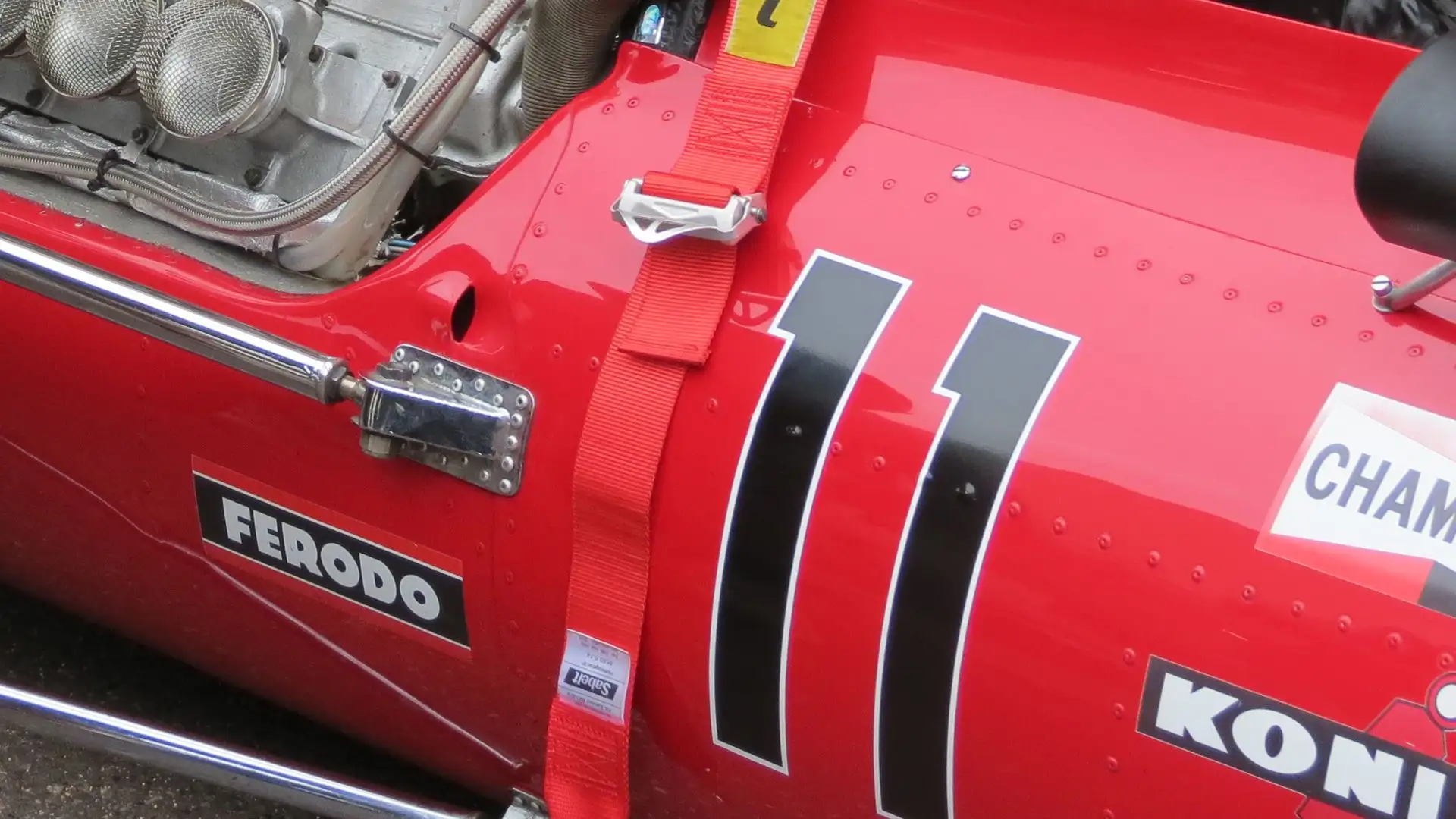 Questa Ferrari è tenuta in perfetto stato