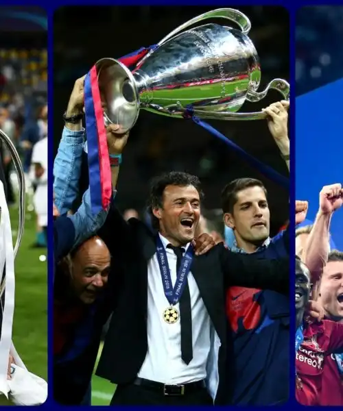Chi sono gli ultimi 10 allenatori ad aver vinto la Champions League? Le foto