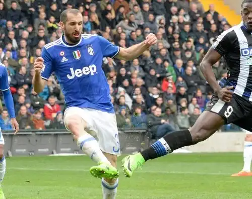 Juventus ancora in ansia per Chiellini