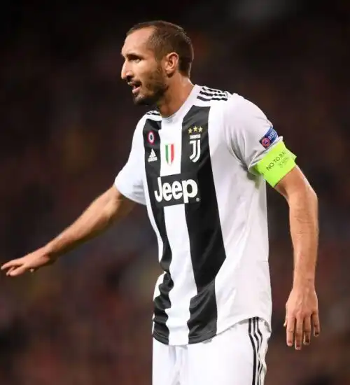 La Juventus trema: Chiellini si ferma per sei mesi