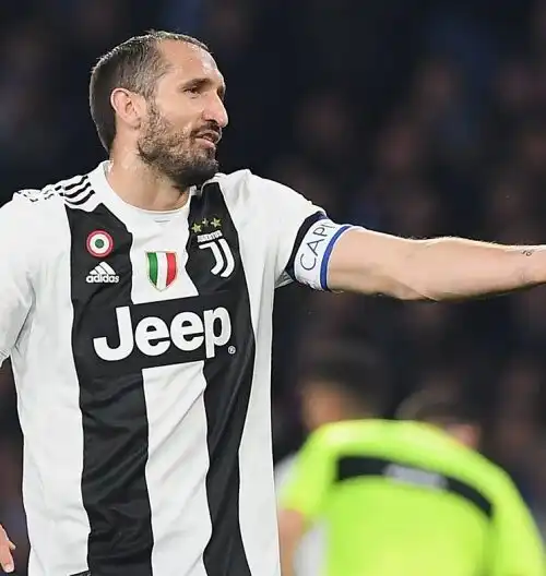 Juventus, torna Chiellini