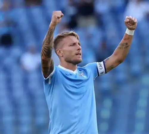 La Lazio gioca a tennis con un super Immobile