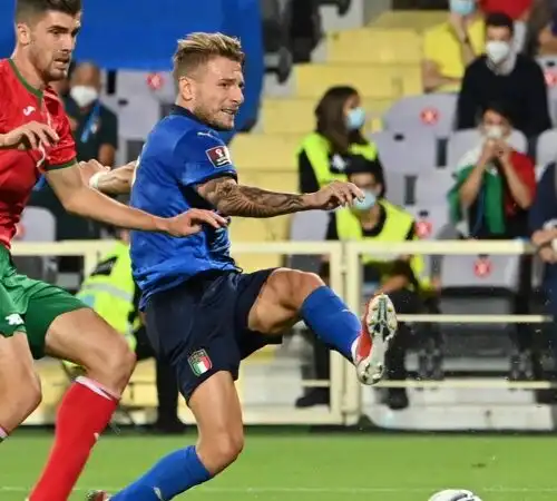 La goleada azzurra alimenta il dibattito su Ciro Immobile