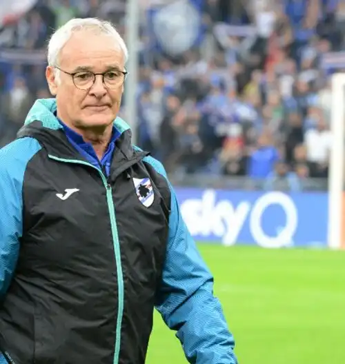 Claudio Ranieri aspetta la Sampdoria