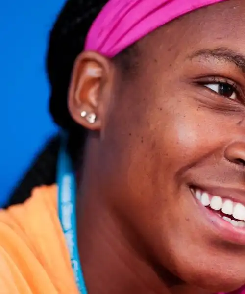 Coco Gauff, un sorriso (ma anche altro) che seduce tutti: le foto