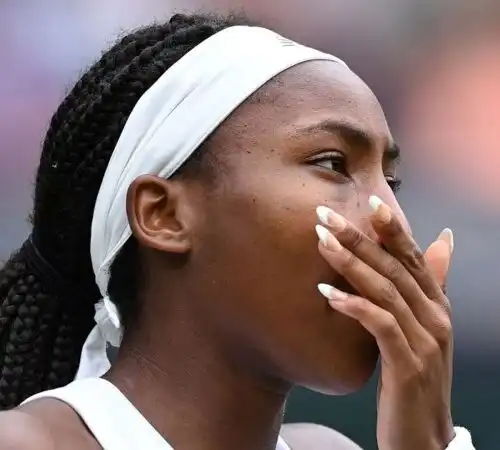 Coco Gauff teme un altro tiro mancino di Martina Trevisan