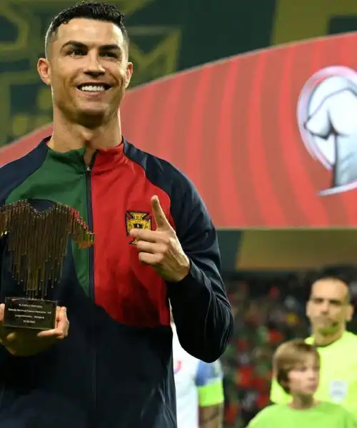 Con una doppietta Cristiano Ronaldo festeggia un record pazzesco: le foto