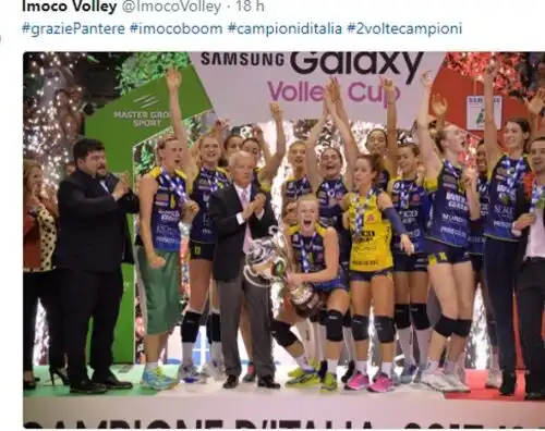 Volley, Conegliano si laurea campione d’Italia