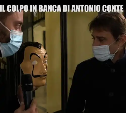 Antonio Conte come Paperone, arrivano le “Iene”