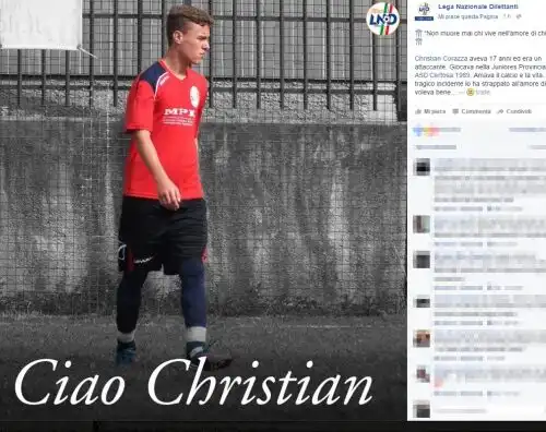 Christian, tragica fine in stazione