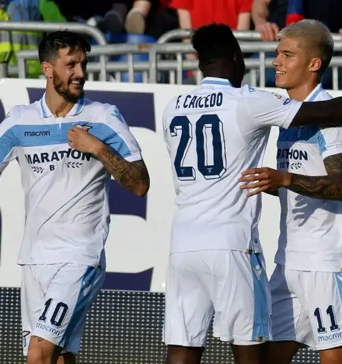 Lazio ancora in corsa per l’Europa, Cagliari ko