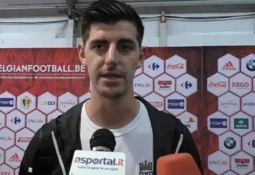 Courtois sfida la Roma e si tiene Conte