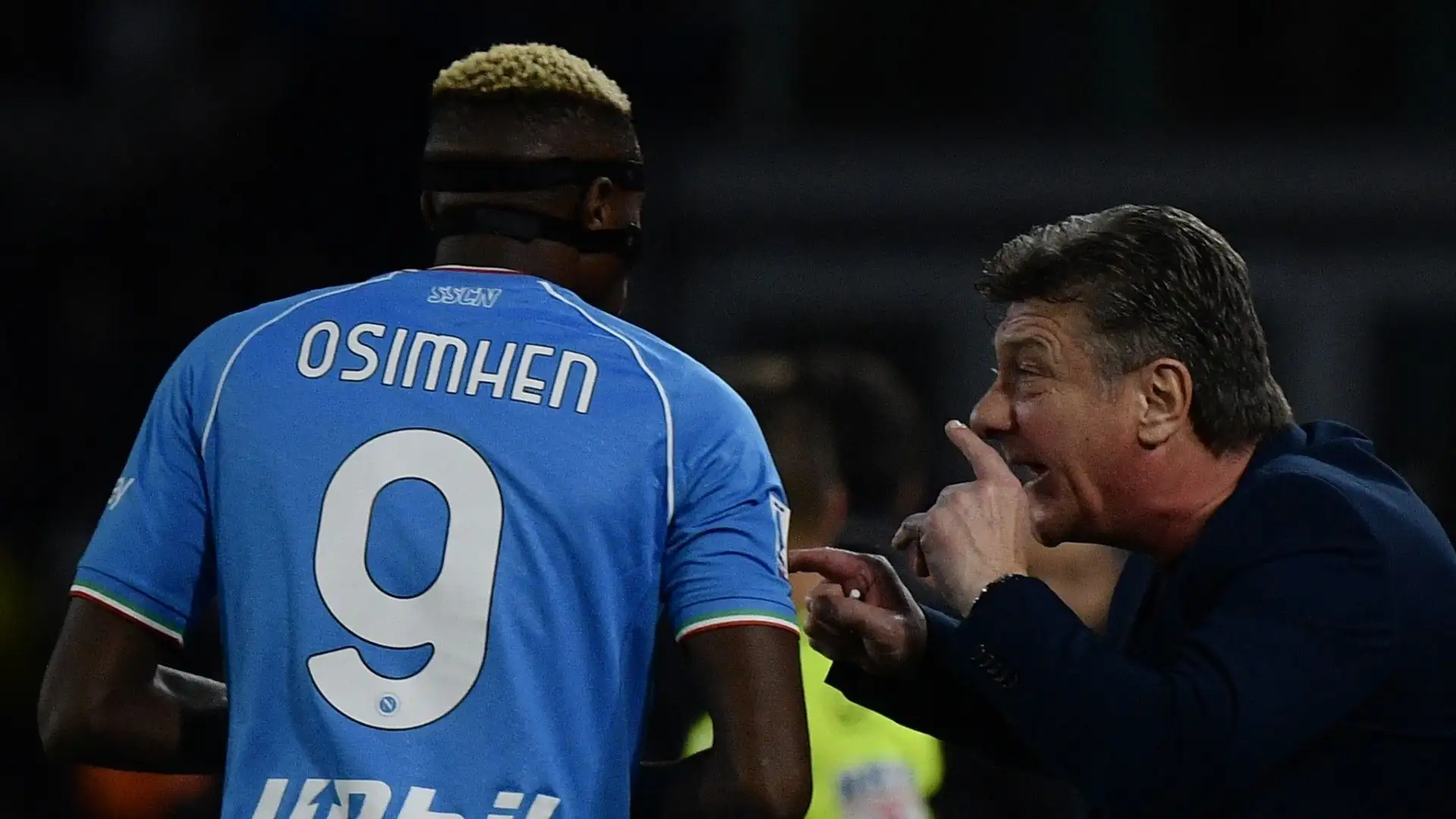 osimhen è tornato da poco dall'infortunio e deve ancora tornare al top della forma