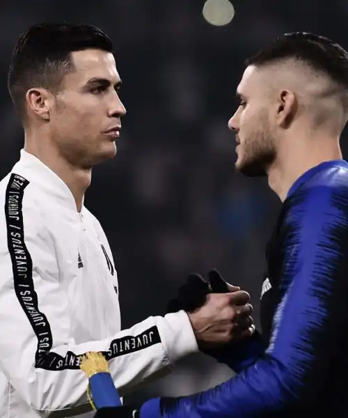 Mauro Icardi da Cristiano Ronaldo: lavori in corso