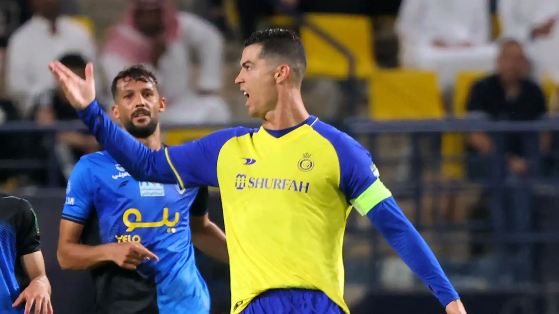 Cristiano Ronaldo non segna e si innervosisce: le foto