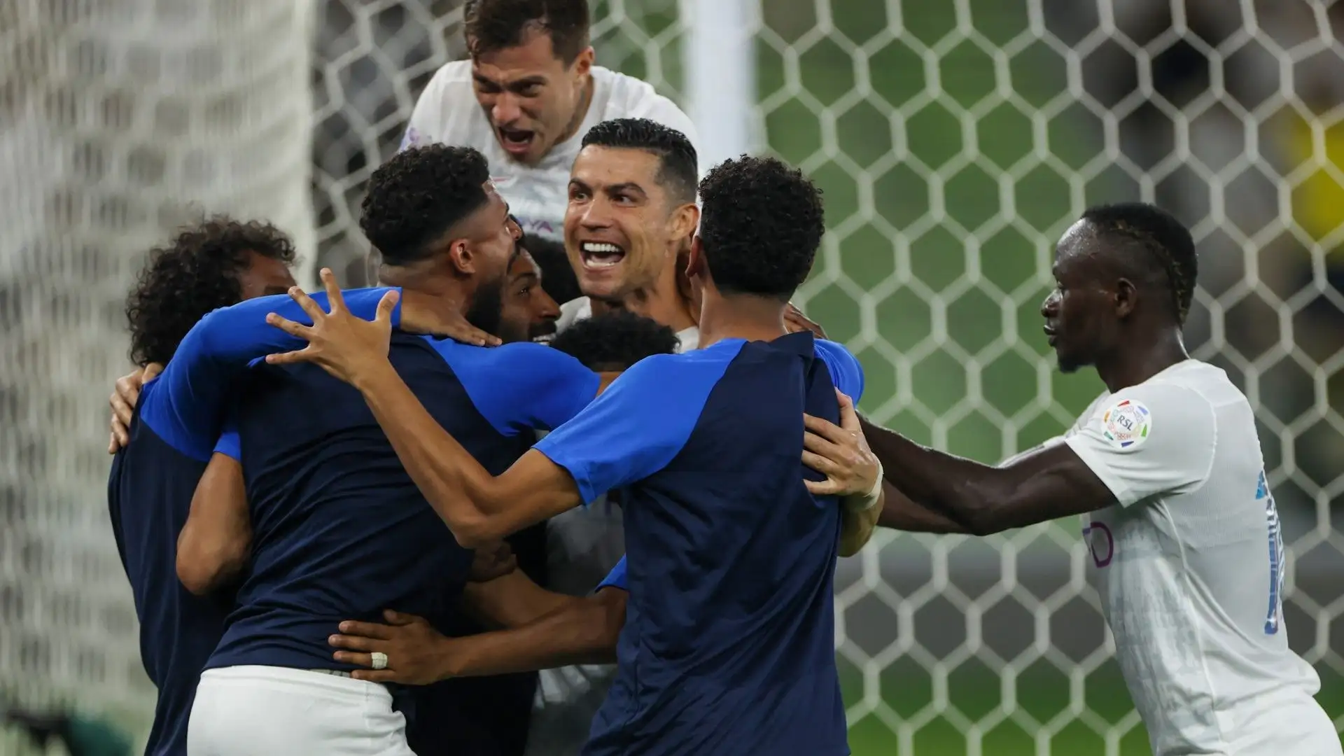 Cristiano Ronaldo ha realizzato una doppietta contro l'Al Ittihad