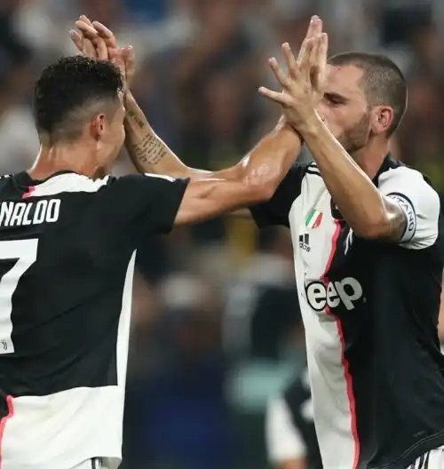 Bonucci, messaggio a distanza a Cristiano Ronaldo