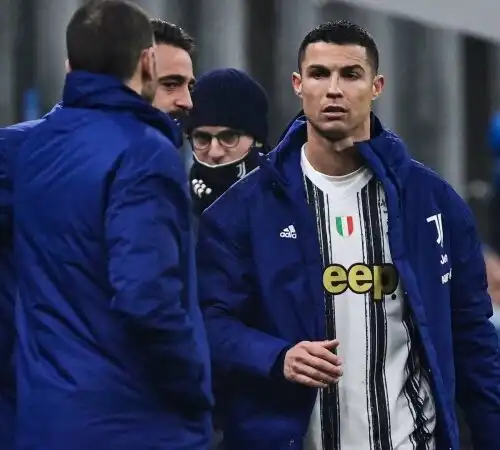 Cristiano Ronaldo, smorfie dopo il cambio: la versione di Pirlo