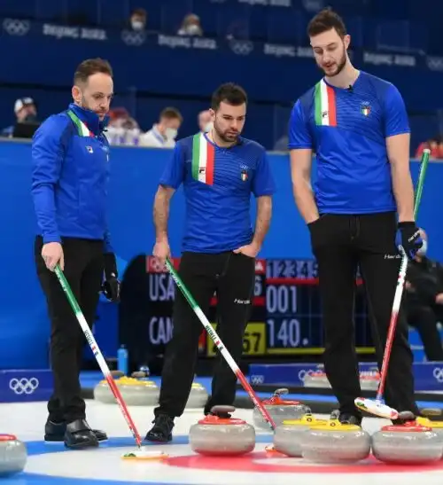 Pechino 2022, niente impresa per gli Azzurri del curling