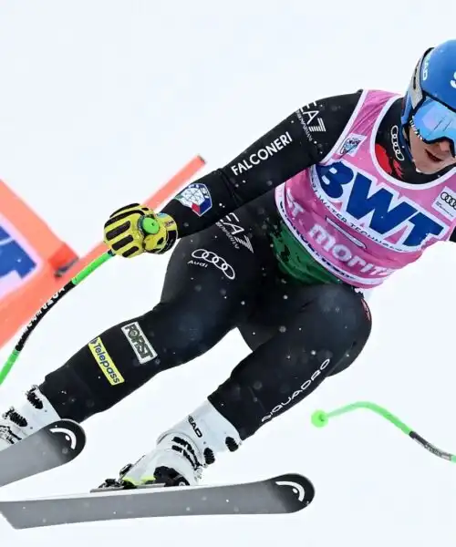 St.Moritz: Sofia Goggia seconda con infortunio. Vince Elena Curtoni