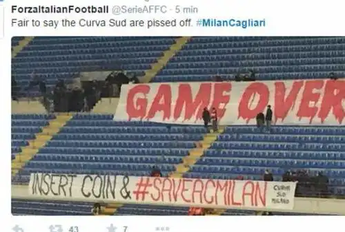 Milan, protesta a San Siro