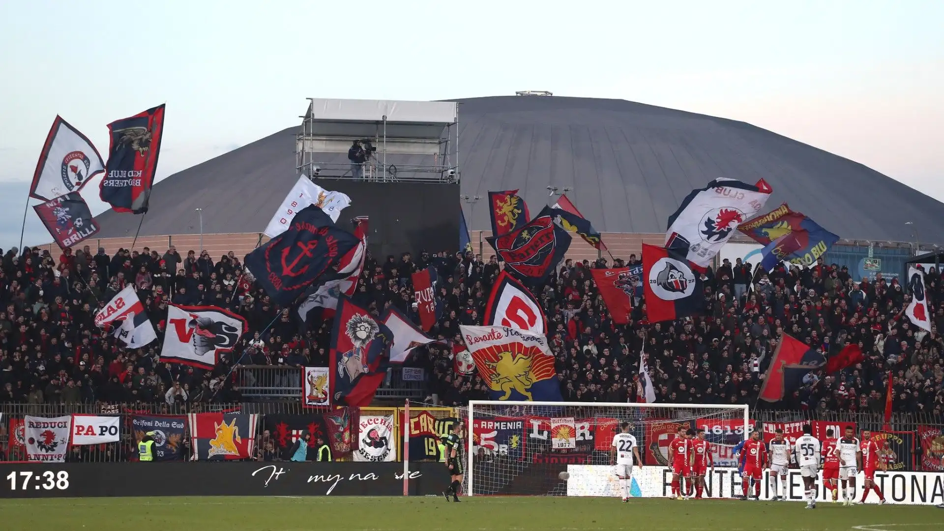 A Monza si è vista una nutrita presenza di tifosi genoani