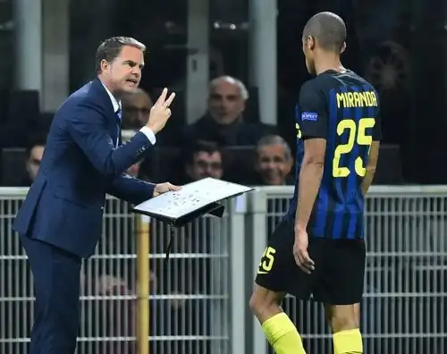 De Boer attacca l’Inter: “Lì c’è casino”