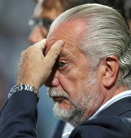 Napoli, De Laurentiis rimprovera i tifosi