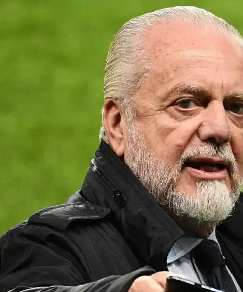 De Laurentiis: “Ci piace un centrocampista della Fiorentina”