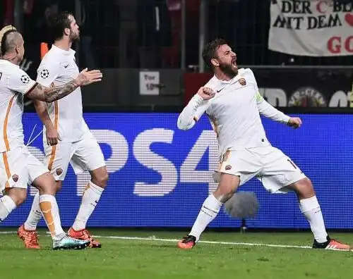 Roma choc: paura, tripudio, 4-4