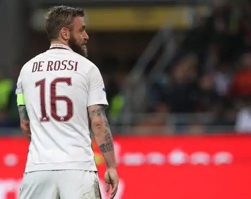 Roma, la rivelazione choc di Daniele De Rossi