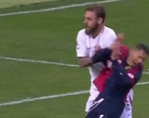 De Rossi: “Scusa a tutti, ma quello si è buttato”