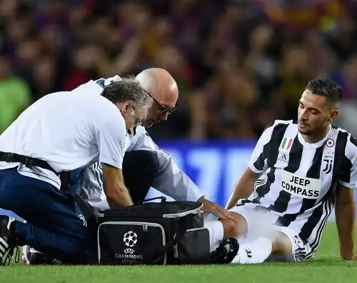 Juve, De Sciglio out contro l’Atalanta