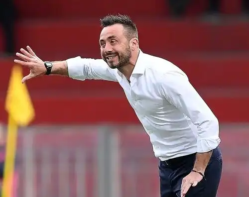 De Zerbi: “Di Francesco? Io avrei reagito”