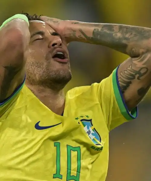 Delusione Brasile: le immagini delle smorfie di Neymar