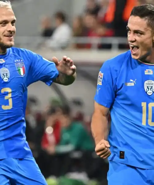Italia alla Final Four di Nations League: ci pensano Raspadori e Dimarco