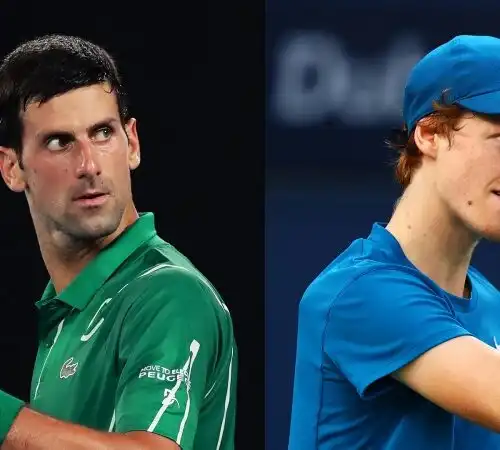 Jannik Sinner, allenamento di lusso con Novak Djokovic