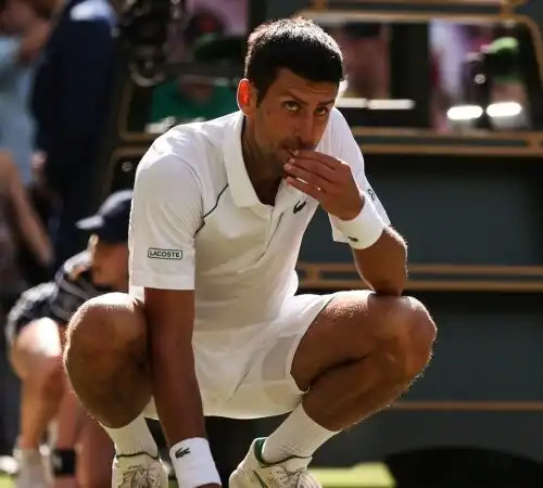 Novak Djokovic felice per la vittoria ma il ranking piange