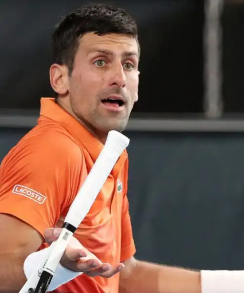 Novak Djokovic, lite (in italiano) prima del trionfo