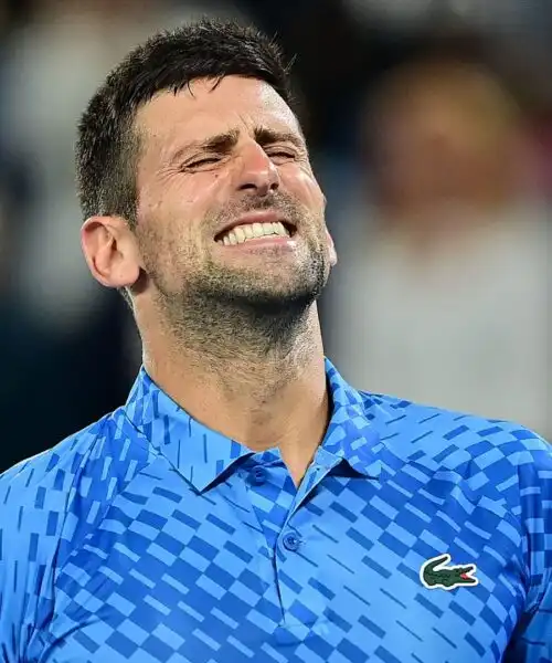 Novak Djokovic, pianto a dirotto dopo la vittoria