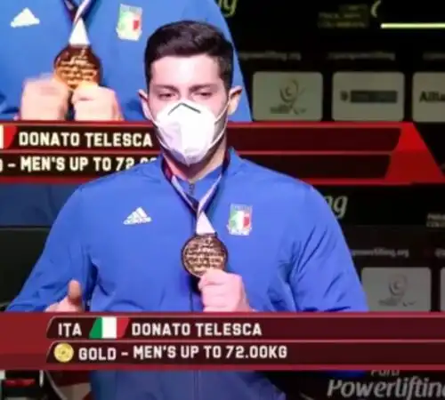 Donato Telesca: oro e commozione a Bogotà