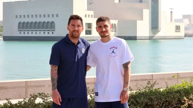 Il Qatar ha accolto i giocatori del Paris Saint-Germain 